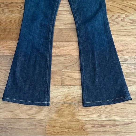 Citizens of Humanity Belly Panel Maternity Flare Bootcut Dark Wash Jeans Sz 27 - Picture 7 of 15
